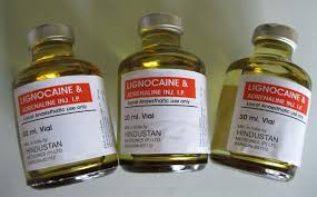 lignocaine and adrenaline injection